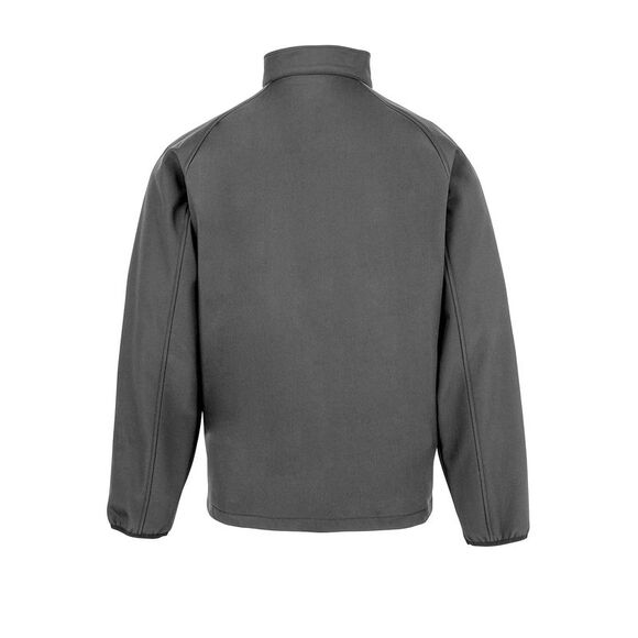 Result Genuine Recycled Mens Softshell Printable Jacket / Workguard Grey - Picture 2 of 2